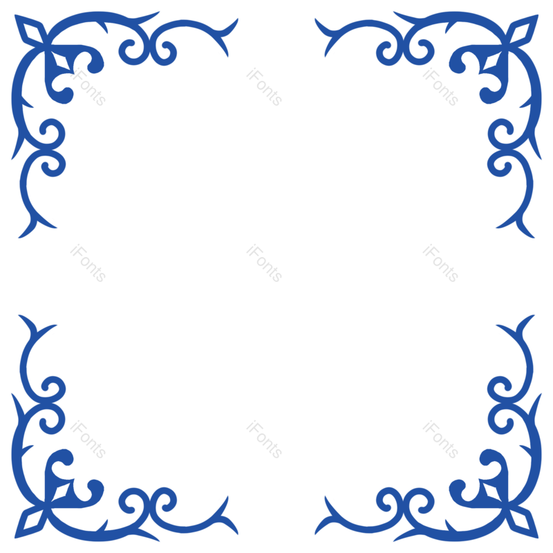 边框图片,花纹元素,古风PNG,手绘免抠素材